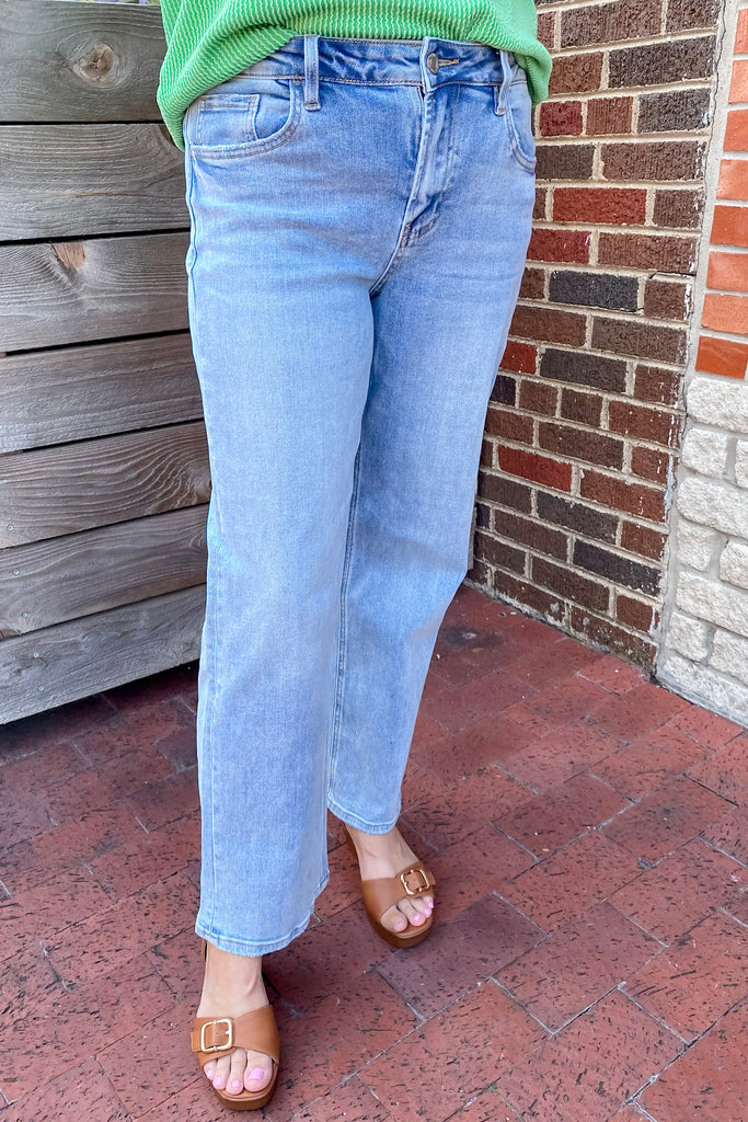 Leann Deference Mid Rise Dad Jeans by Vervet - Lyla's: Clothing, Decor & More - Plano Boutique