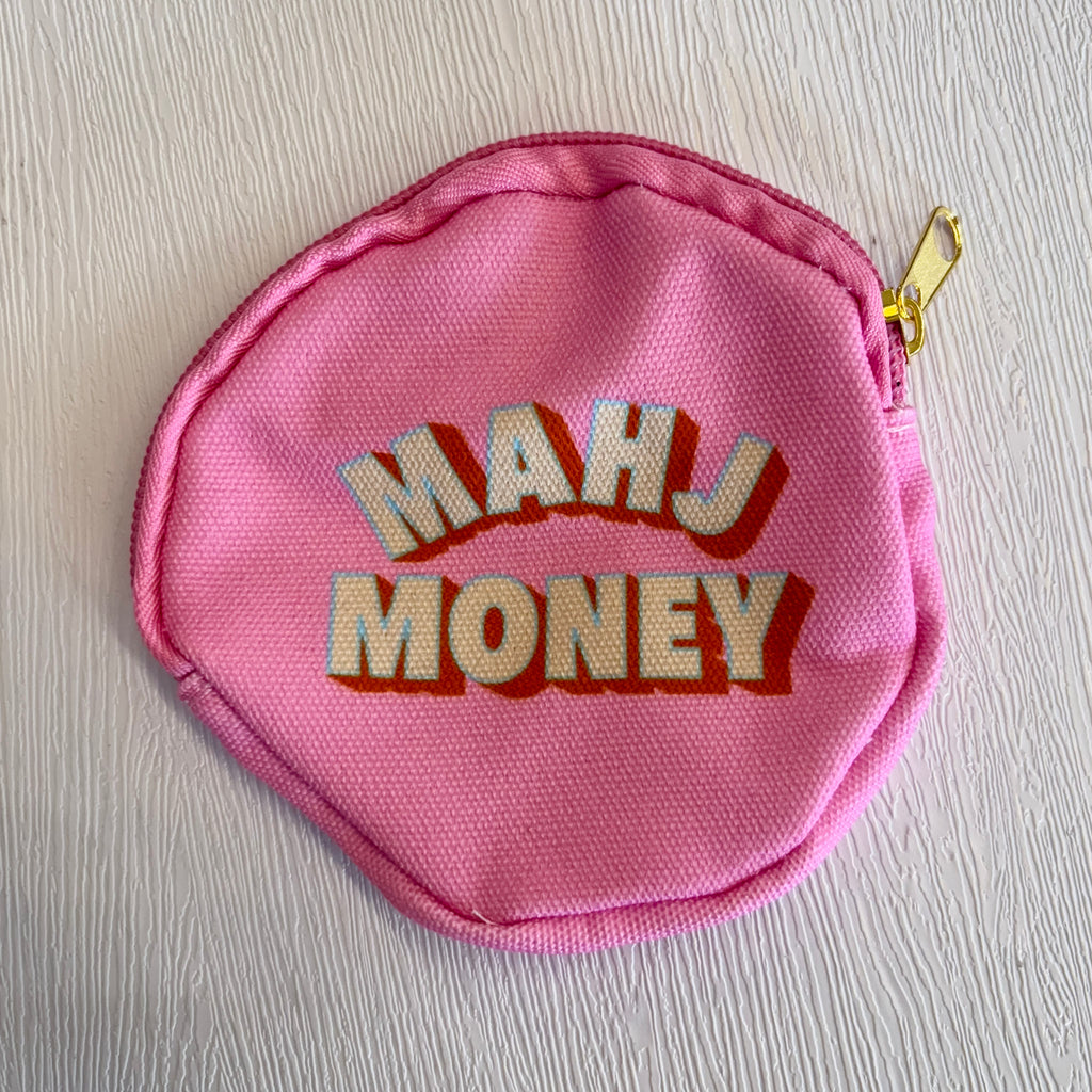 Mahj Money Circle Canvas Pouch - Lyla's: Clothing, Decor & More - Plano Boutique