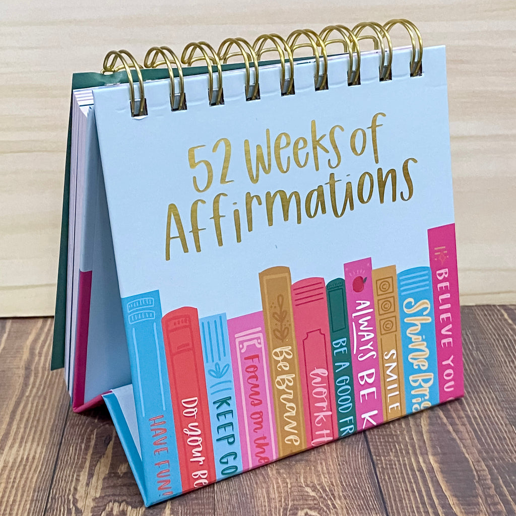 52 Weeks of Affirmations - Desk Flip Calendar - Lyla's: Clothing, Decor & More - Plano Boutique