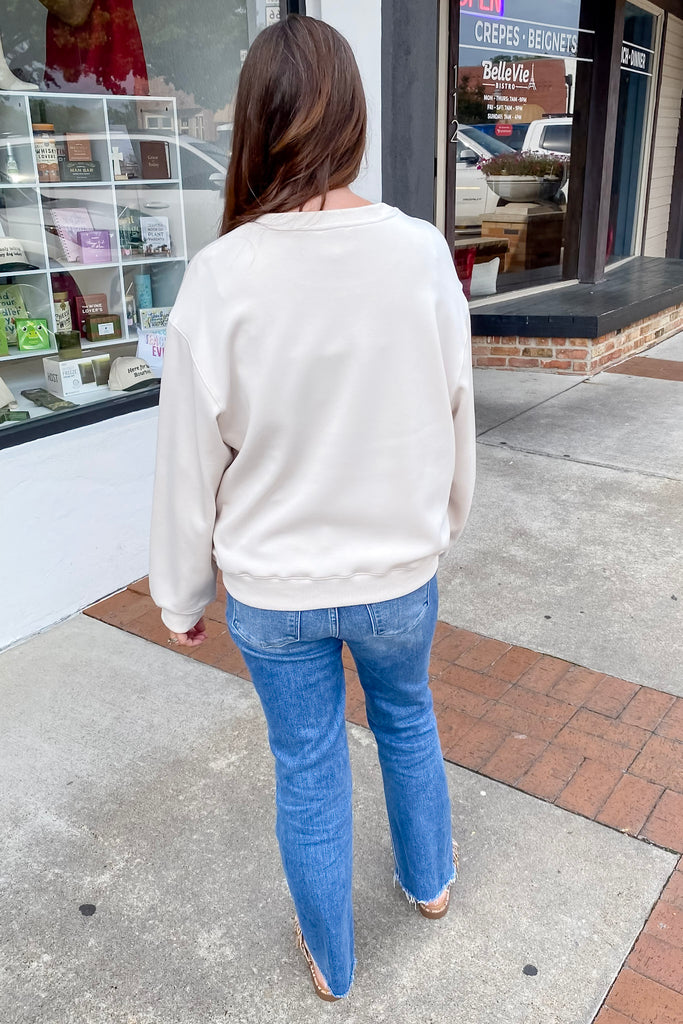 Throw on And Go Cozy Cream Sweater - Lyla's: Clothing, Decor & More - Plano Boutique