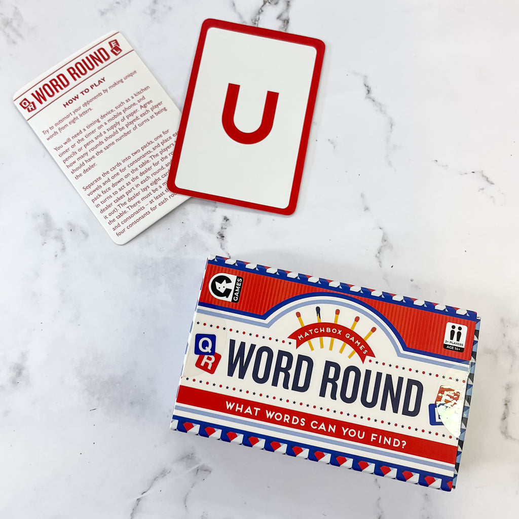 Word Round Matchbox Game  by Ginger Fox - Lyla's: Clothing, Decor & More - Plano Boutique