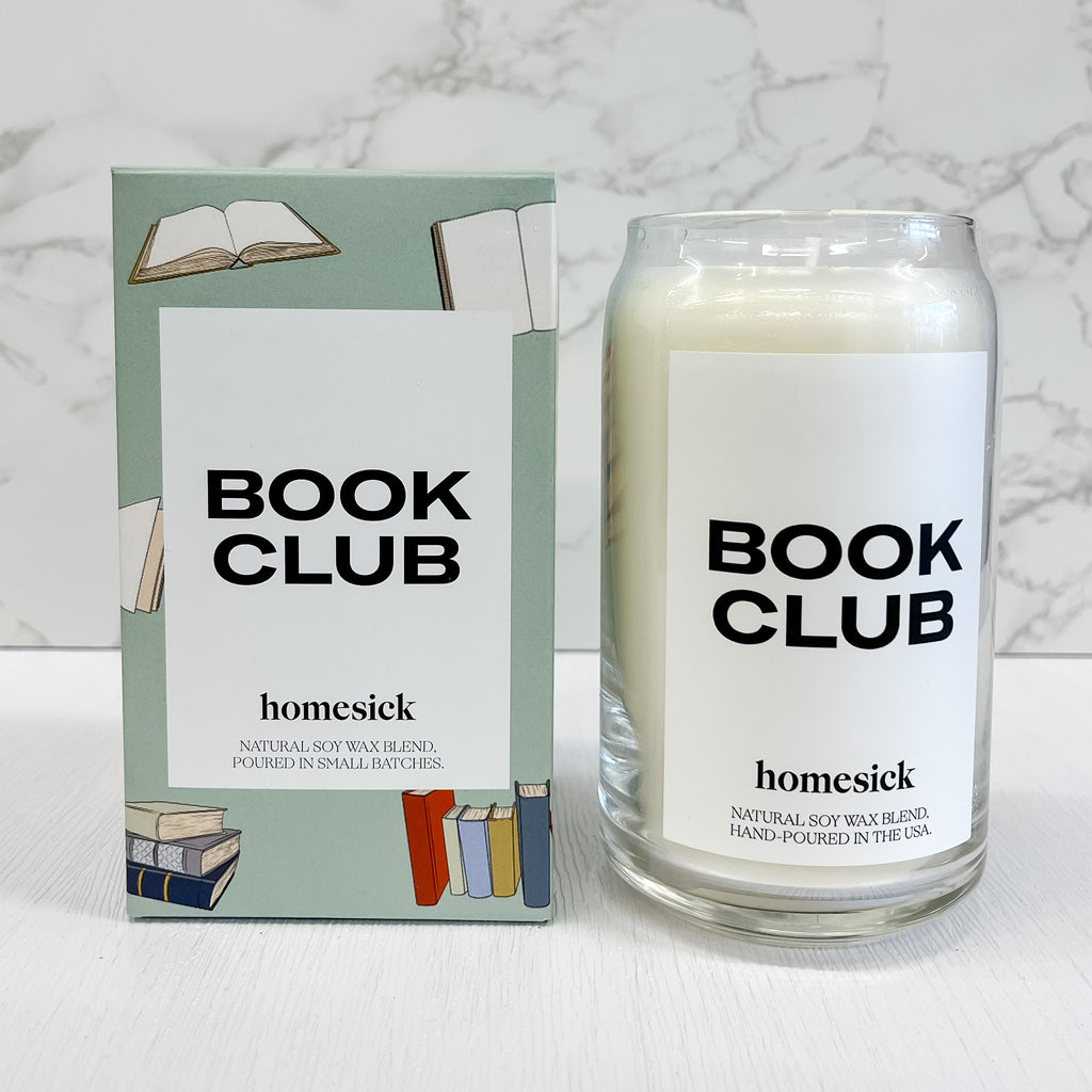 Homesick Book Club Candle - Lyla's: Clothing, Decor & More - Plano Boutique