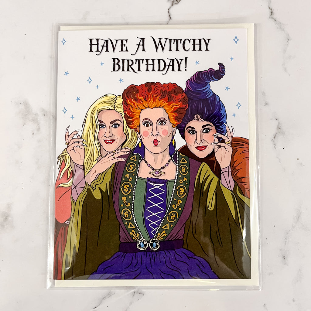 Hocus Pocus Have a Witchy Birthday Card - Lyla's: Clothing, Decor & More - Plano Boutique