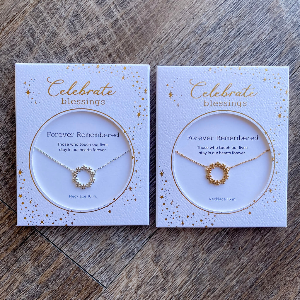 Celebrate Blessing - Forever Remembered - Lyla's: Clothing, Decor & More - Plano Boutique