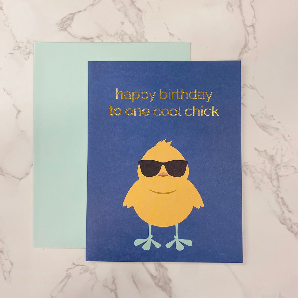 Happy Birthday to One Cool Chick Card - Lyla's: Clothing, Decor & More - Plano Boutique