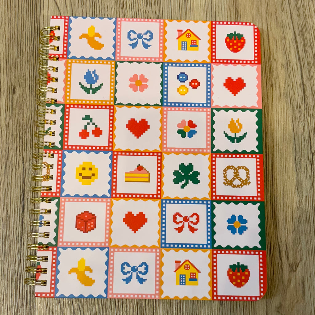 Quilt Fruit Notebook - Lyla's: Clothing, Decor & More - Plano Boutique