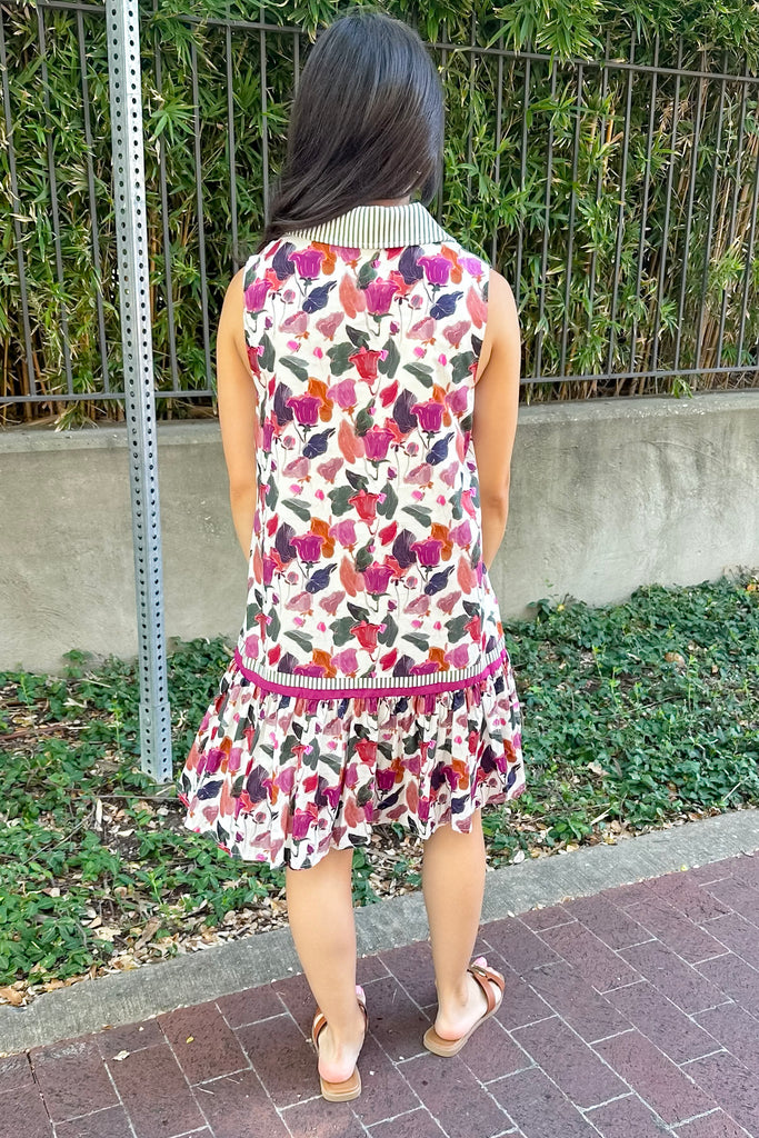 What's Next Floral Print Plum Dress - Lyla's: Clothing, Decor & More - Plano Boutique