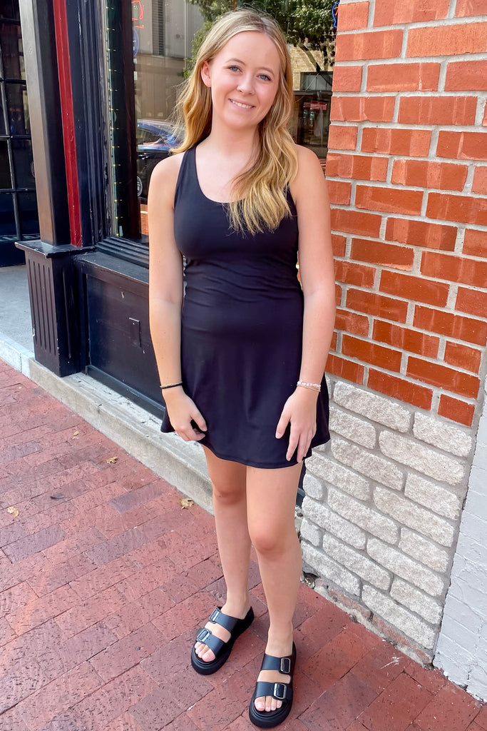 Athleisure Black Active Romper - Lyla's: Clothing, Decor & More - Plano Boutique
