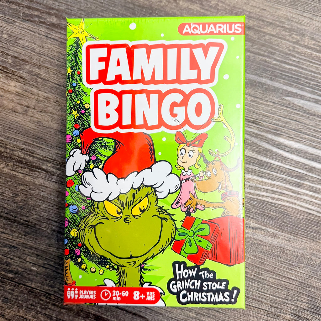 The Grinch Christmas Family Bingo Game - Lyla's: Clothing, Decor & More - Plano Boutique
