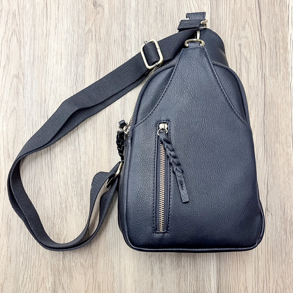 Jen & Co Nikki Sling Pack Bag - Black - Lyla's: Clothing, Decor & More - Plano Boutique