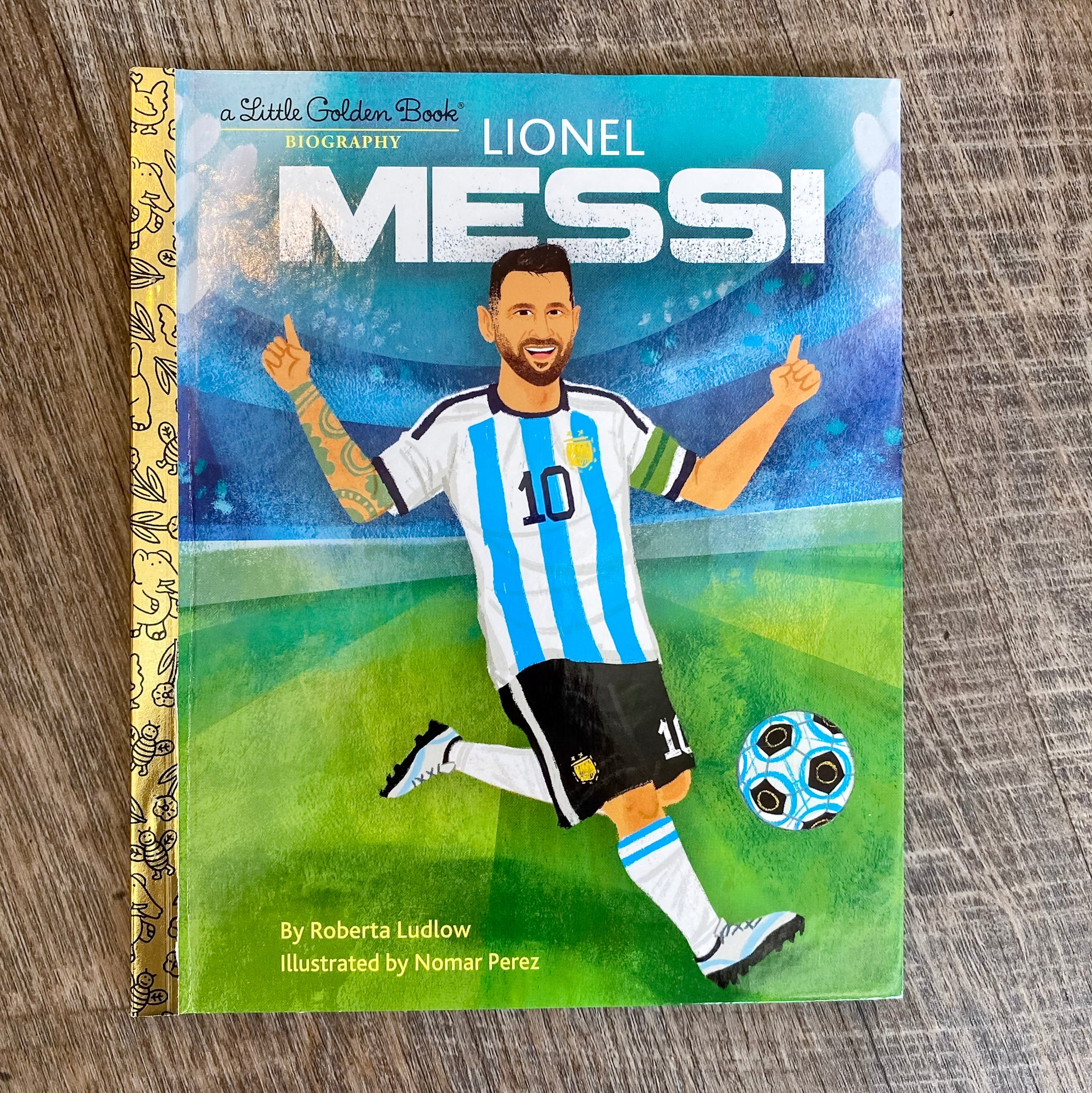 Lionel Messi A Little Golden Book Biography Lyla s Clothing Gifts