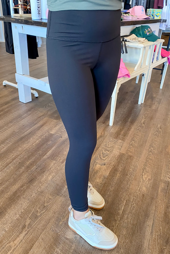 Athleisure Full Length, High-Waist Black Leggings - Lyla's: Clothing, Decor & More - Plano Boutique
