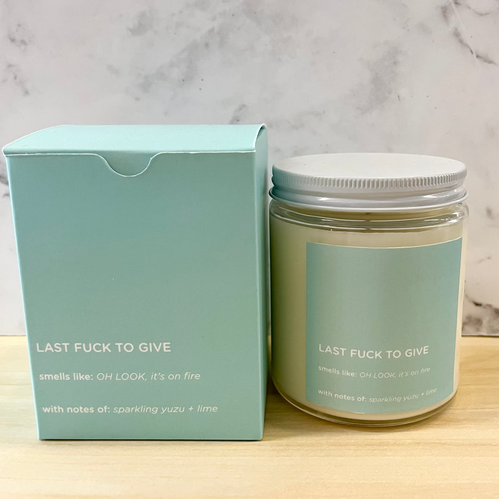Last Fuck to Give Candle - Lyla's: Clothing, Decor & More - Plano Boutique