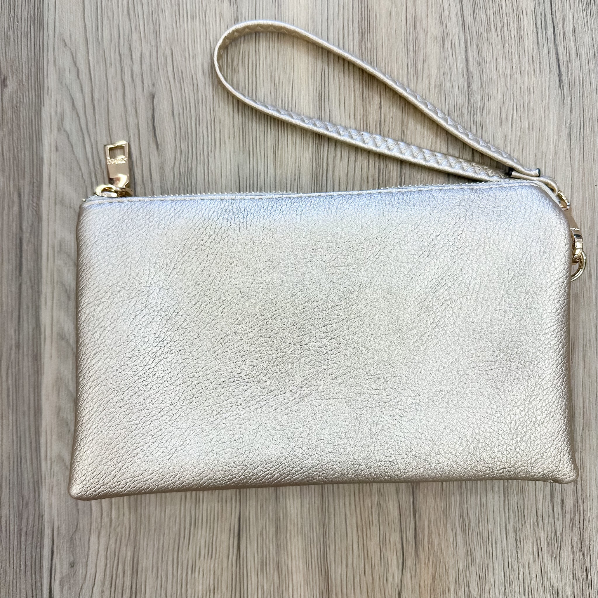 Jen & Co Riley Crossbody Handbag - Light Gold