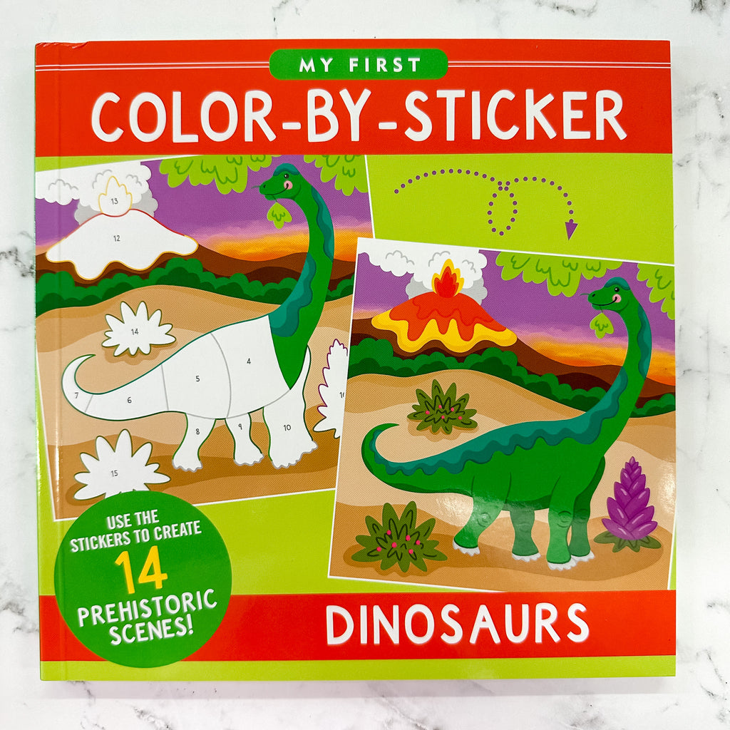 My First Color-by-Sticker Book -- Dinosaurs - Lyla's: Clothing, Decor & More - Plano Boutique