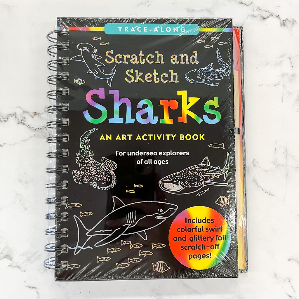Sharks Scratch and Sketch - Lyla's: Clothing, Decor & More - Plano Boutique