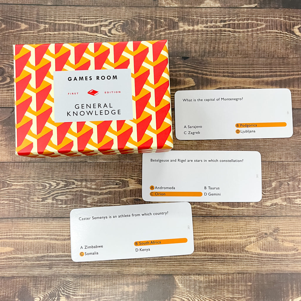 General Knowledge Trivia Card Game - Lyla's: Clothing, Decor & More - Plano Boutique
