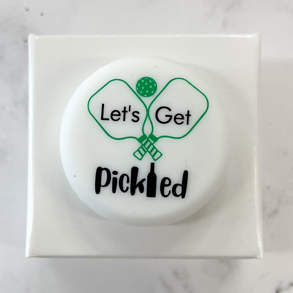 Let's Get Pickled Wine Cap - Lyla's: Clothing, Decor & More - Plano Boutique