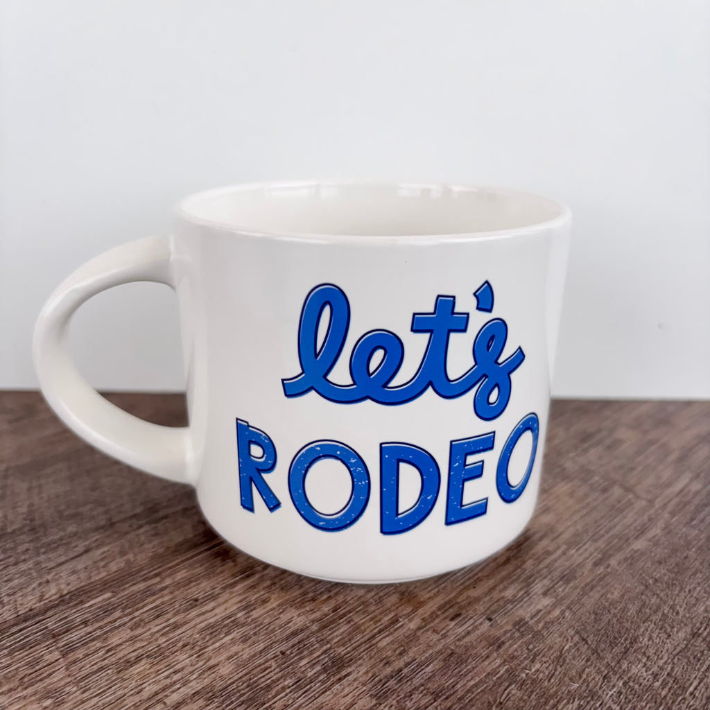 Let's Rodeo Ceramic Mug - Lyla's: Clothing, Decor & More - Plano Boutique