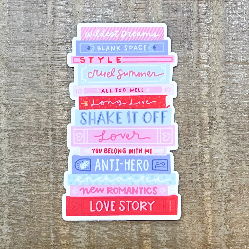 Eras Book Tour Decal Sticker - Lyla's: Clothing, Decor & More - Plano Boutique