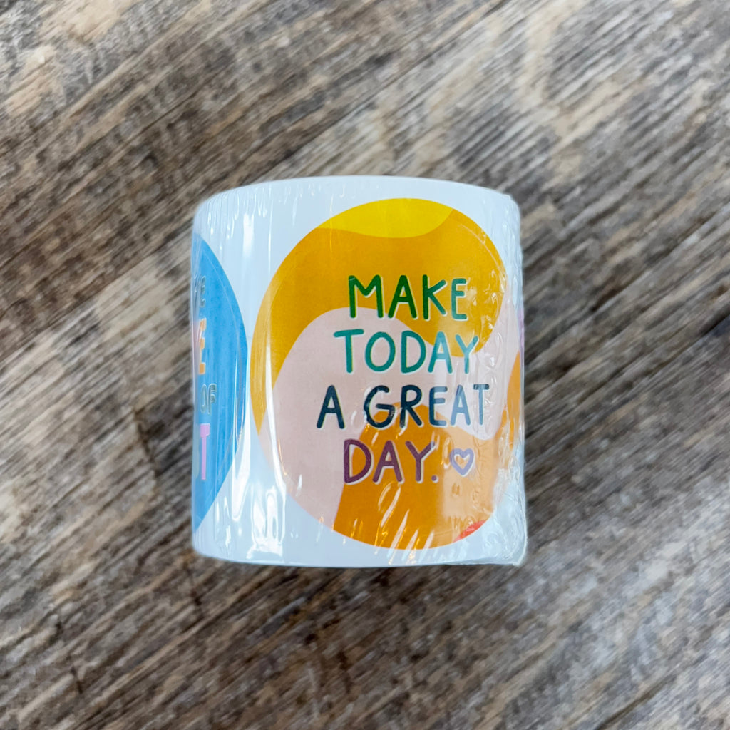 Affirmations Teacher Sticker Roll - Lyla's: Clothing, Decor & More - Plano Boutique