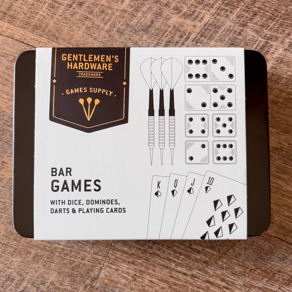 Gentlemens Hardware - Bar Games In Tin - Lyla's: Clothing, Decor & More - Plano Boutique