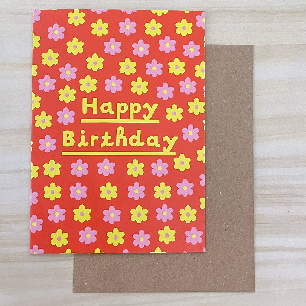 Daises Happy Birthday Card - Lyla's: Clothing, Decor & More - Plano Boutique