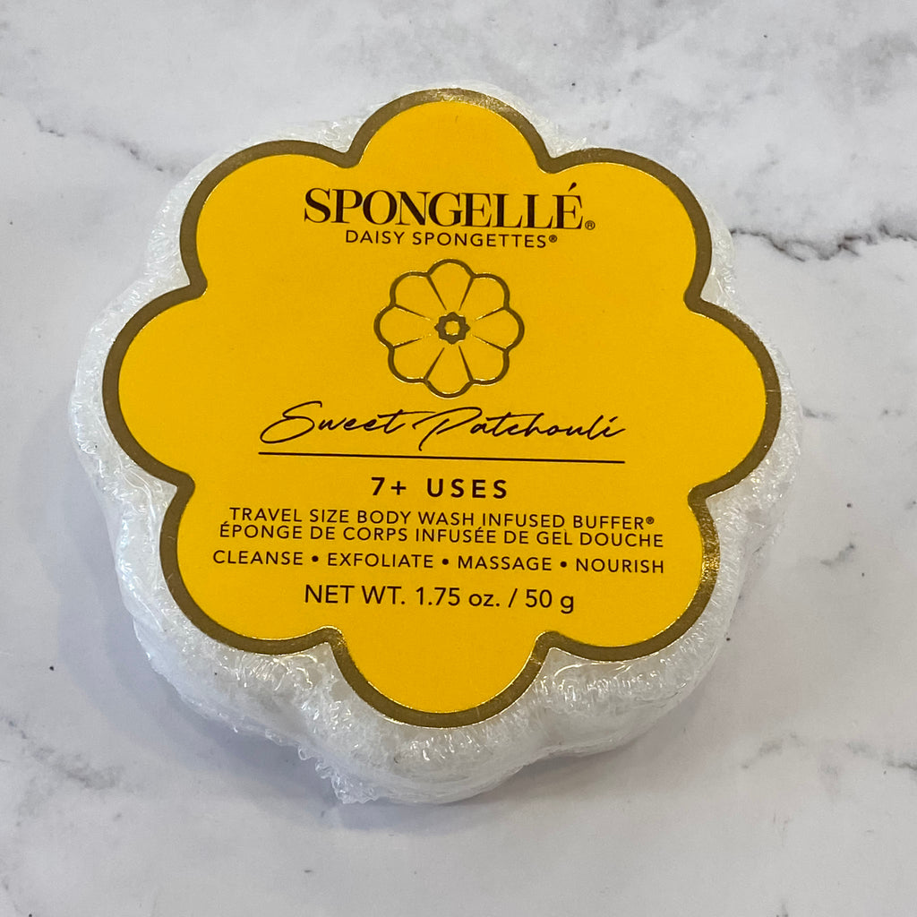Spongelle - Daisy Spongette Sweet Patchouli - Lyla's: Clothing, Decor & More - Plano Boutique