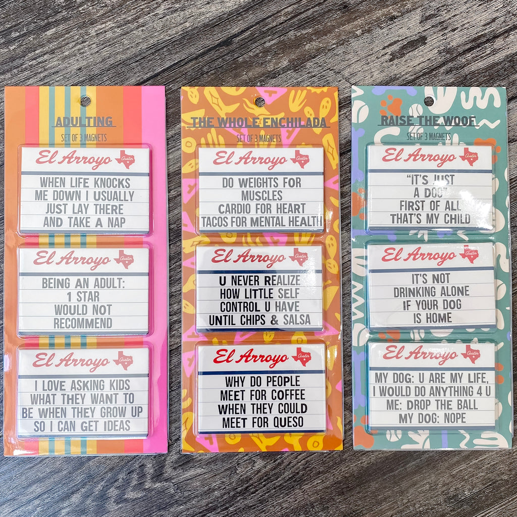 El Arroyo's Fiesta Magnet Set - Lyla's: Clothing, Decor & More - Plano Boutique