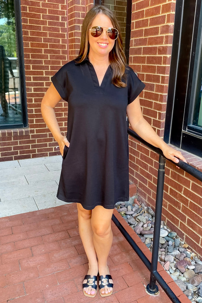 Midnight Ease Black Dress - Lyla's: Clothing, Decor & More - Plano Boutique