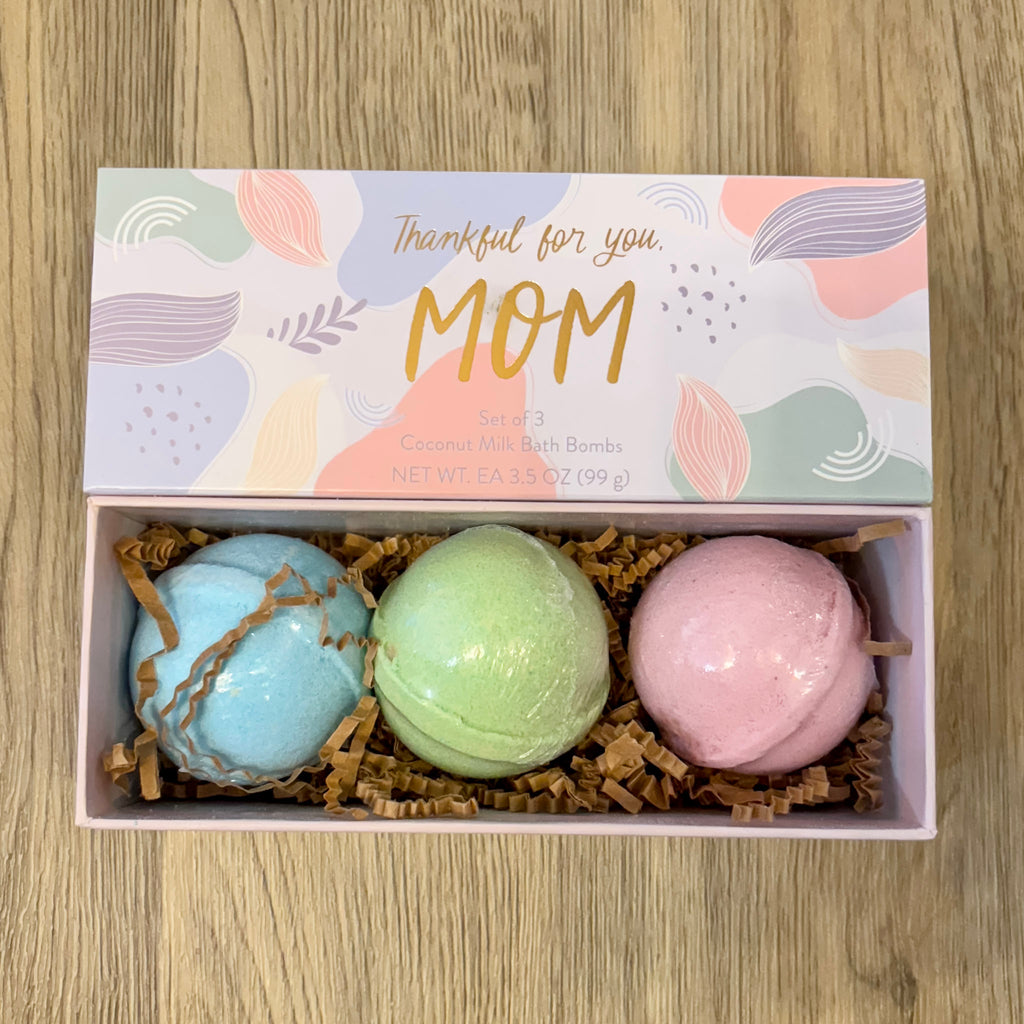 Cait & Co Thankful Mom Bath Bomb Gift Set - Lyla's: Clothing, Decor & More - Plano Boutique