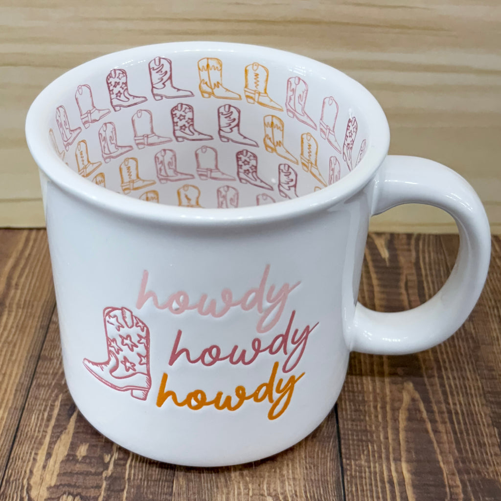 Howdy Cowgirl Coffee Mug - Lyla's: Clothing, Decor & More - Plano Boutique