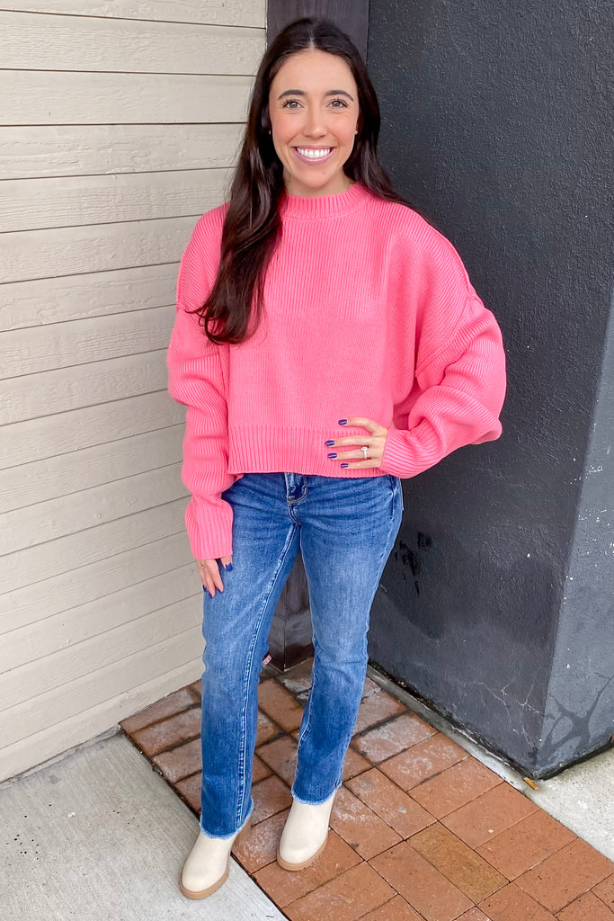 Even Better Taffy Pink Sweater - Lyla's: Clothing, Decor & More - Plano Boutique