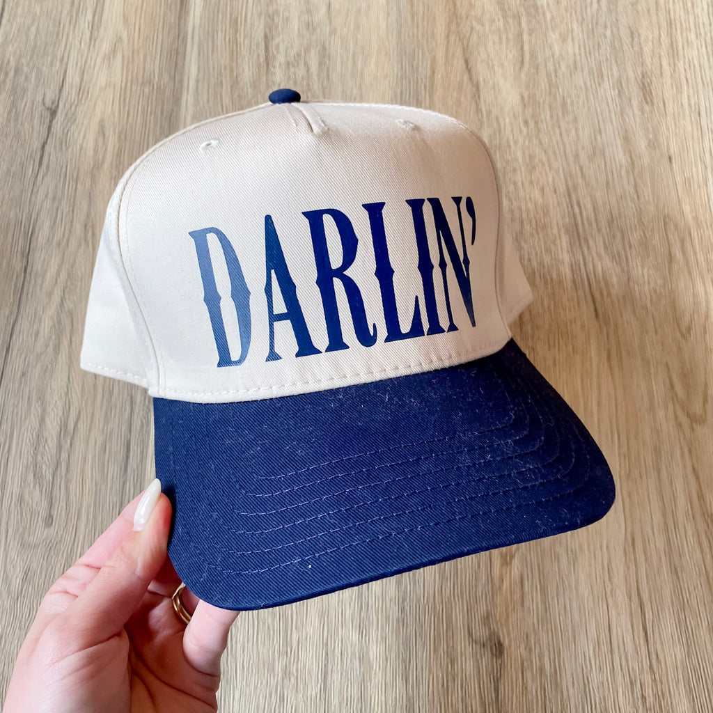 Darlin' Navy Canvas Hat - Lyla's: Clothing, Decor & More - Plano Boutique