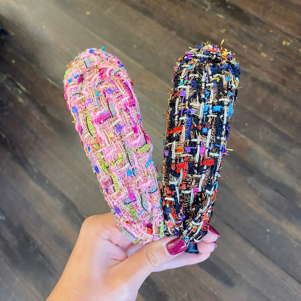Knotted Boucle Headband - Lyla's: Clothing, Decor & More - Plano Boutique