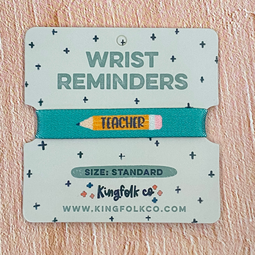 Teacher Pencil Bracelet - Lyla's: Clothing, Decor & More - Plano Boutique