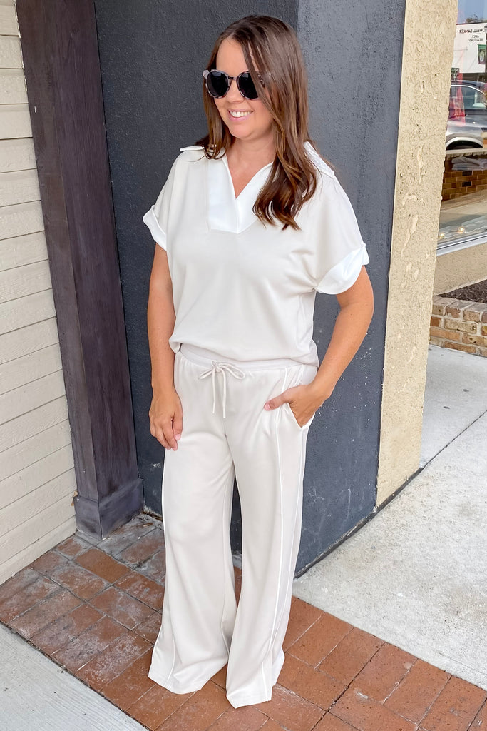 Come See Me Ecru Pants - Lyla's: Clothing, Decor & More - Plano Boutique