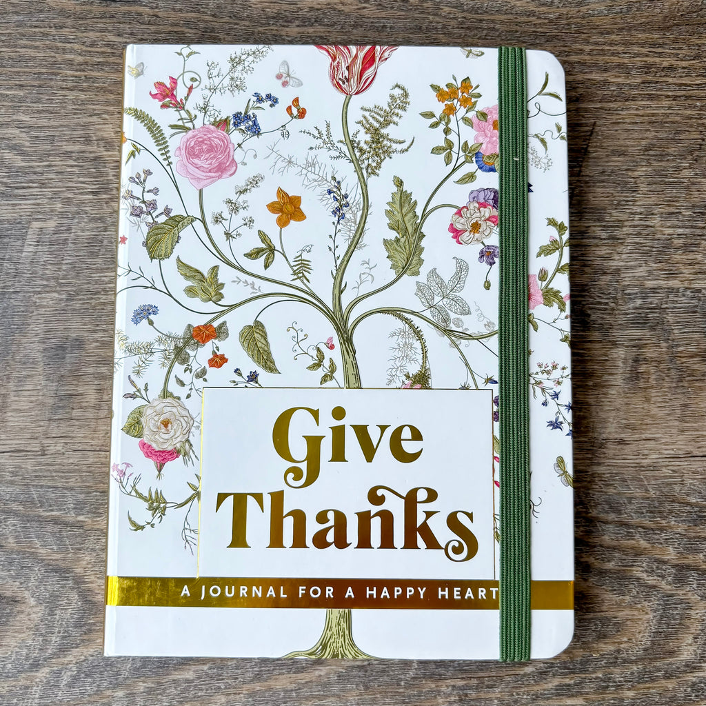 Give Thanks: A Journal for a Happy Heart - Lyla's: Clothing, Decor & More - Plano Boutique