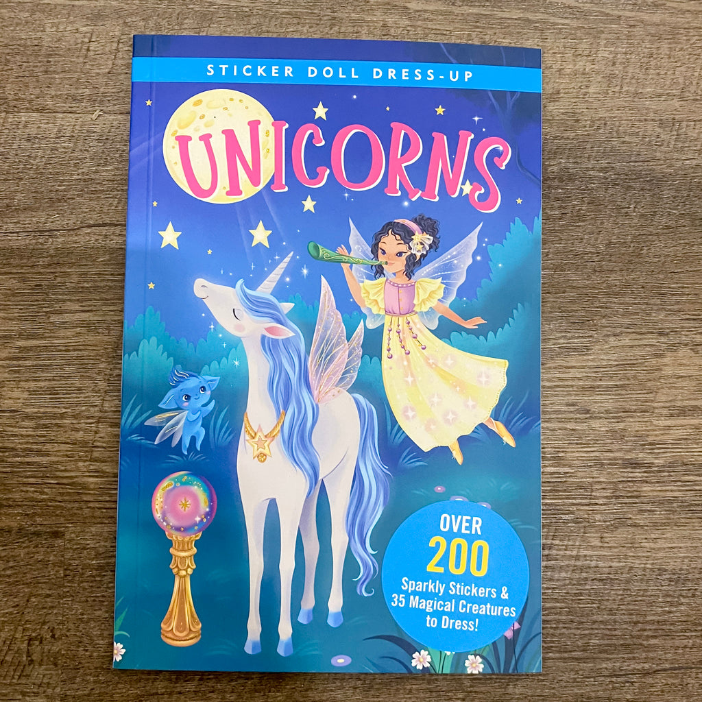 Unicorns Sticker Doll Dress-Up Book - Lyla's: Clothing, Decor & More - Plano Boutique