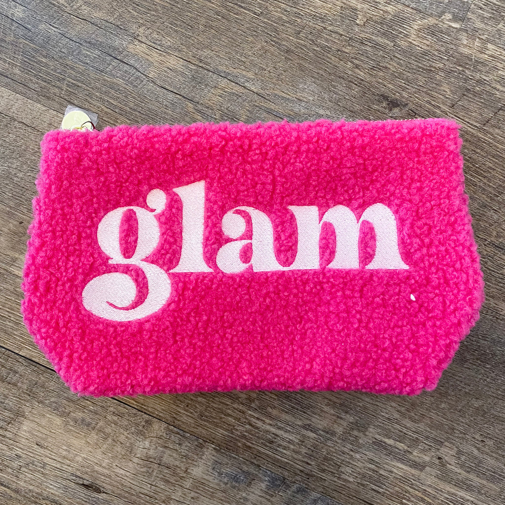 Glam - Zippered Teddy Pouch - Lyla's: Clothing, Decor & More - Plano Boutique