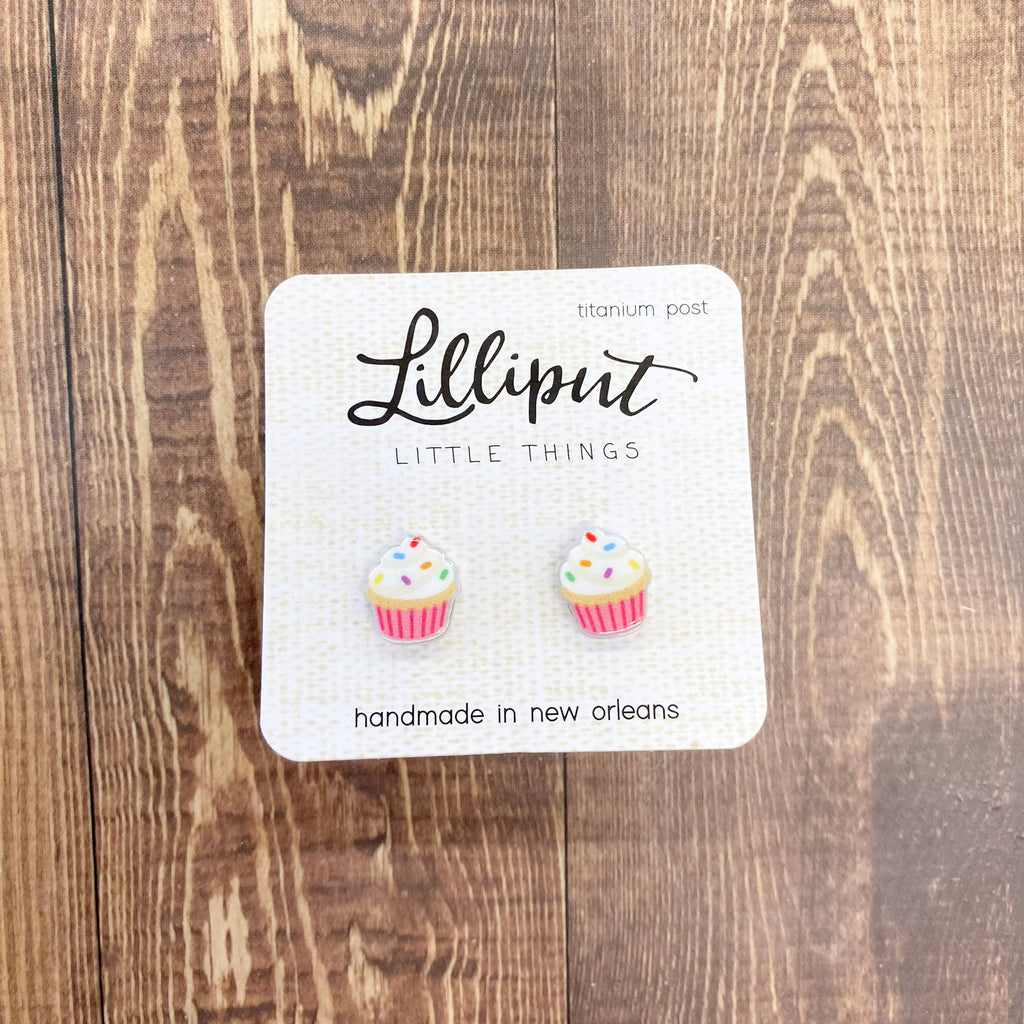 Birthday Cupcake Earrings - Lyla's: Clothing, Decor & More - Plano Boutique