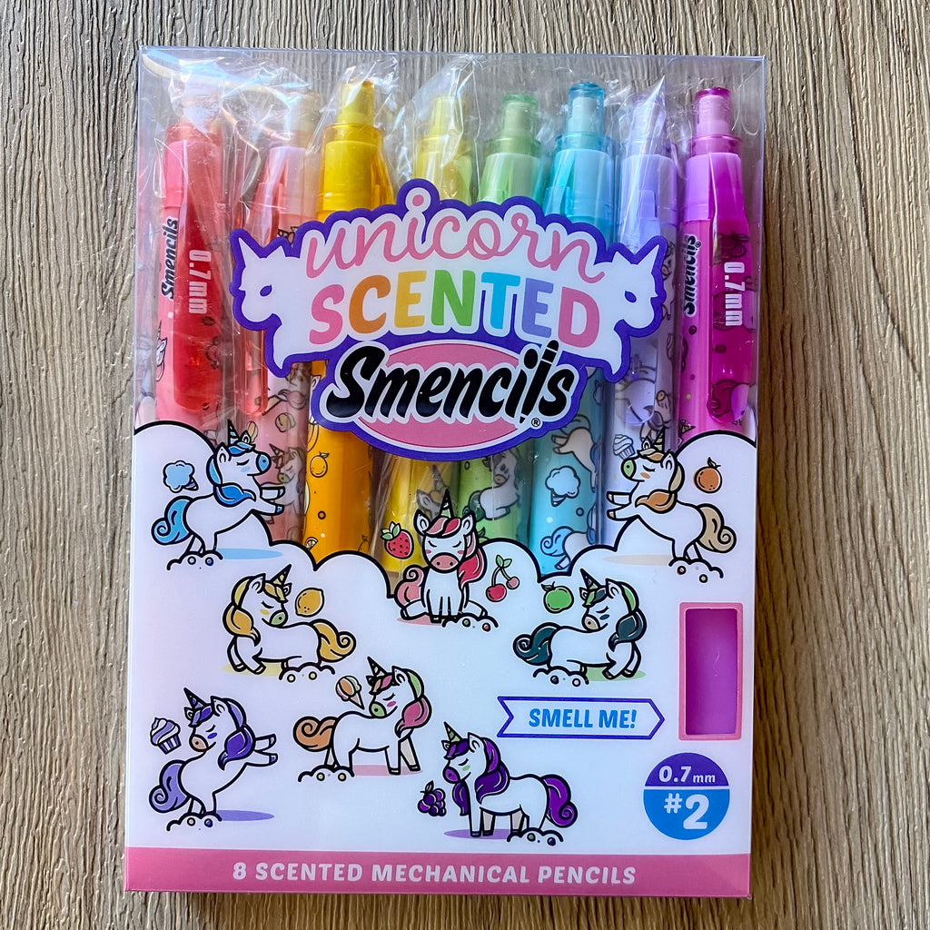 Unicorn Mechanical Smencils 8-Pack by Scentco - Lyla's: Clothing, Decor & More - Plano Boutique