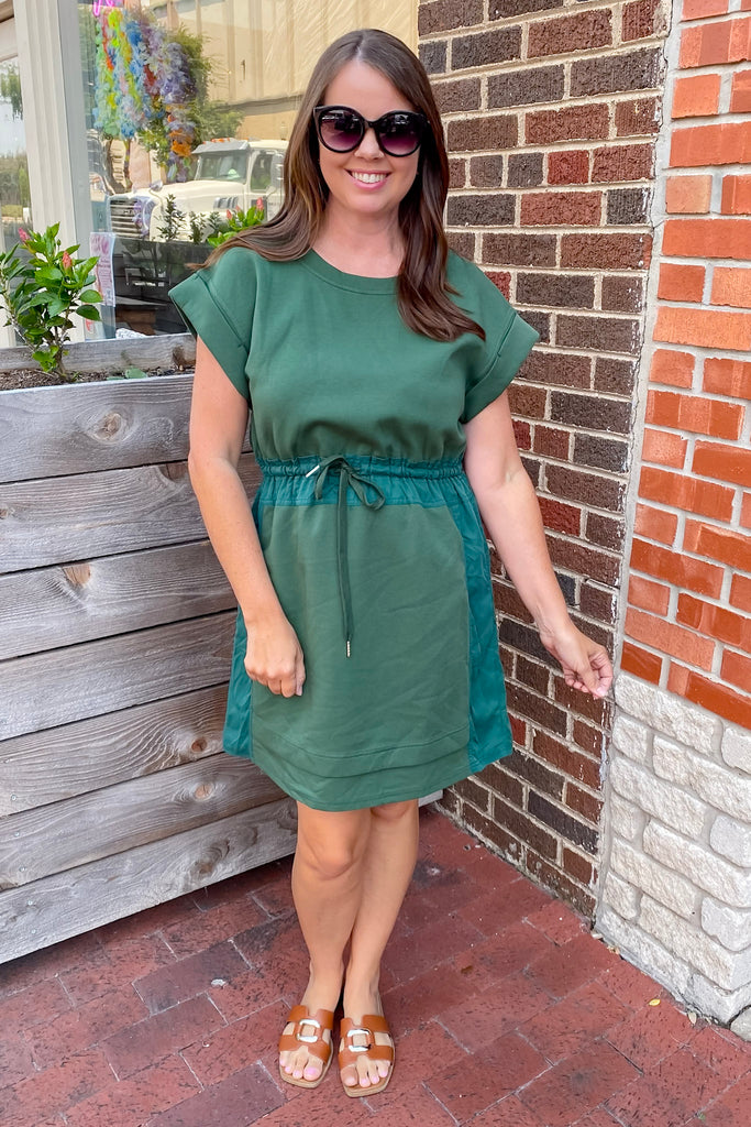 The Laid Back Fun Hunter Green Dress - Lyla's: Clothing, Decor & More - Plano Boutique