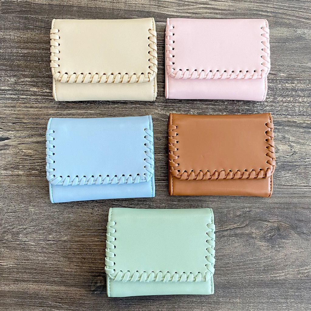 Jen & Co Logan Vegan Whipstitch Wallet - Lyla's: Clothing, Decor & More - Plano Boutique
