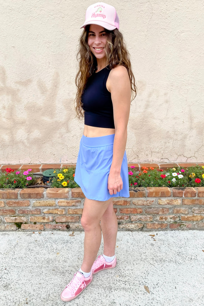 Athleisure Ribbed Seamless High Neck Black Tank - Lyla's: Clothing, Decor & More - Plano Boutique