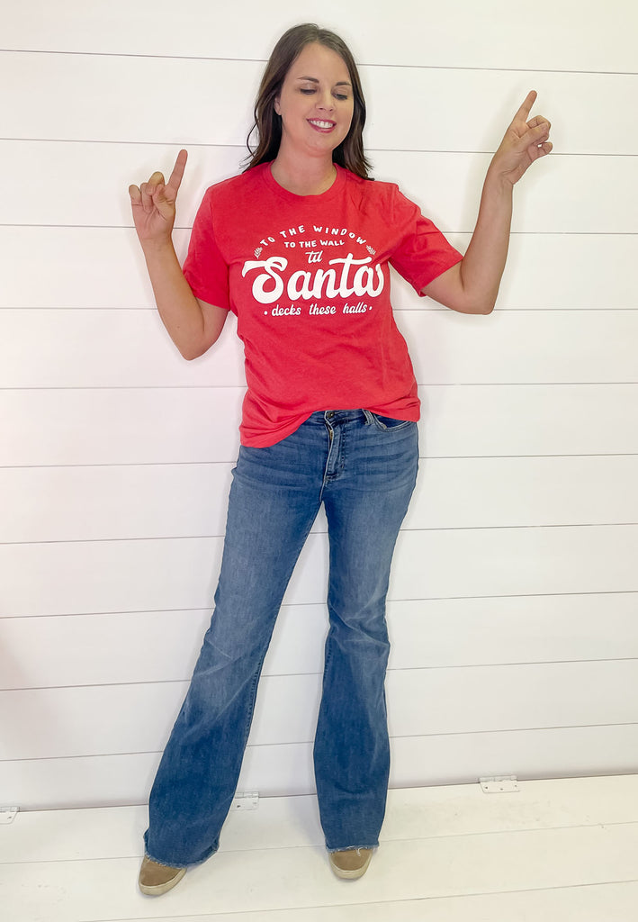 To The Window, to The Wall, til Santa Decks the Halls Top - Lyla's: Clothing, Decor & More - Plano Boutique