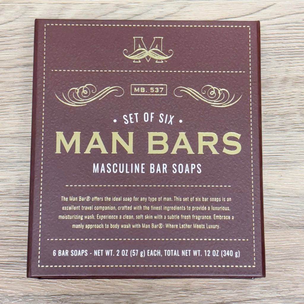 The Man Bar Gift Set of 6 Soaps - Lyla's: Clothing, Decor & More - Plano Boutique