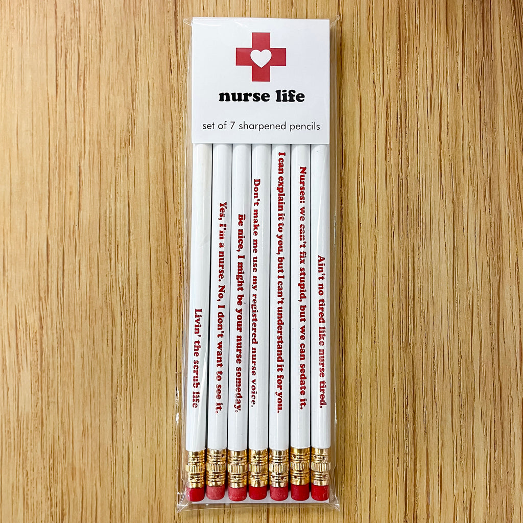 Pencil Set - Nurse Life - Lyla's: Clothing, Decor & More - Plano Boutique