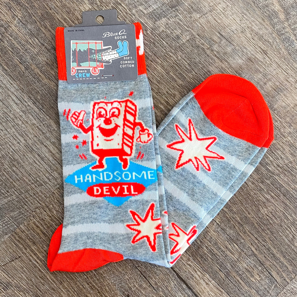 Handsome Devil Mens Socks - Lyla's: Clothing, Decor & More - Plano Boutique