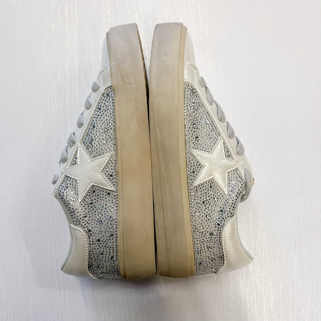 Reba Ice Sparkle Shu Shop Sneaker - Lyla's: Clothing, Decor & More - Plano Boutique